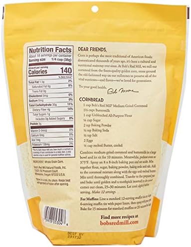 Bob's Red Mill Medium Grind Cornmeal, 24 Oz