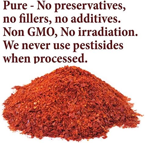 The Spice Way - Premium Aleppo Pepper Ground |4 oz.| Crushed Aleppo Pepper Flakes (Halaby Pepper/Pul Biber/Marash Chili Pepper Flakes) Popular in Turkish and Middle Eastern/Mediterranean cooking