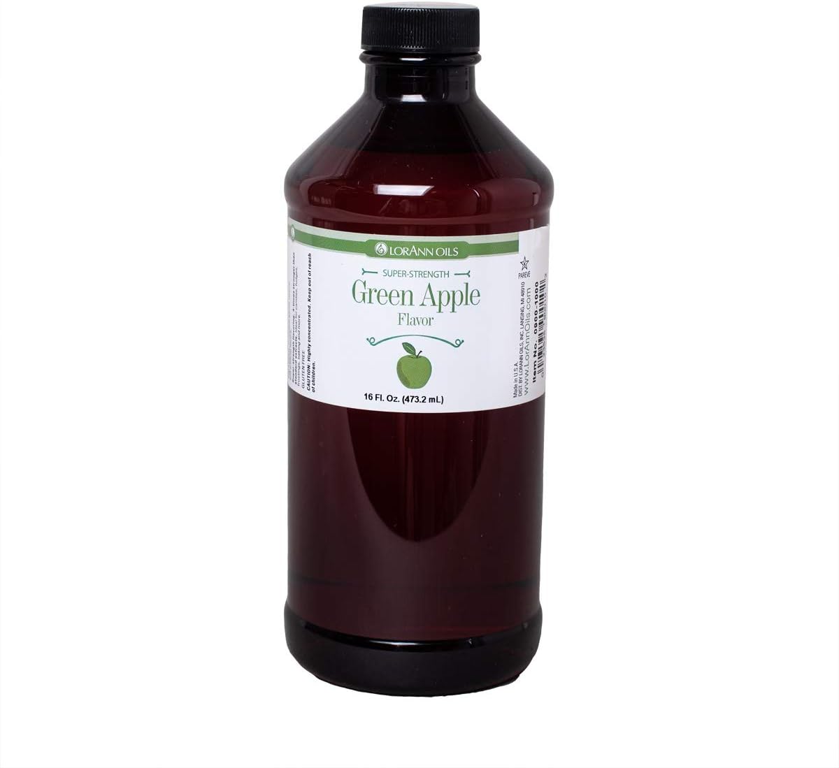 LorAnn Green Apple SS Flavor, 16 ounce bottle