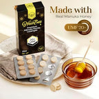 Manuka Honey Lozenges, 16 Count Made W/UMF 20+, MGO 1046 New Zealand Manuka Honey, UMF Certified, Monofloral, Traceable from Hive to Hand
