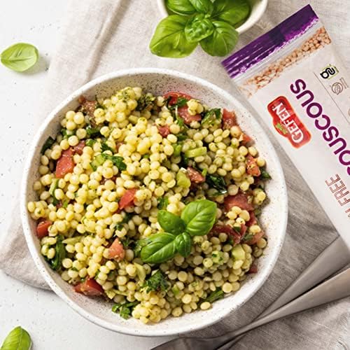 Gefen Gluten Free Israeli Pearl Couscous 7oz | Delicious, All Natural, Kosher for Passover
