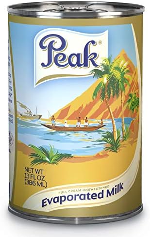 Peak Evaporated Full Cream Milk, 13 Fl. Oz. (Pack Of 4)