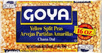 Goya Foods Yellow Split Peas,16 Oz(Pack of 24)