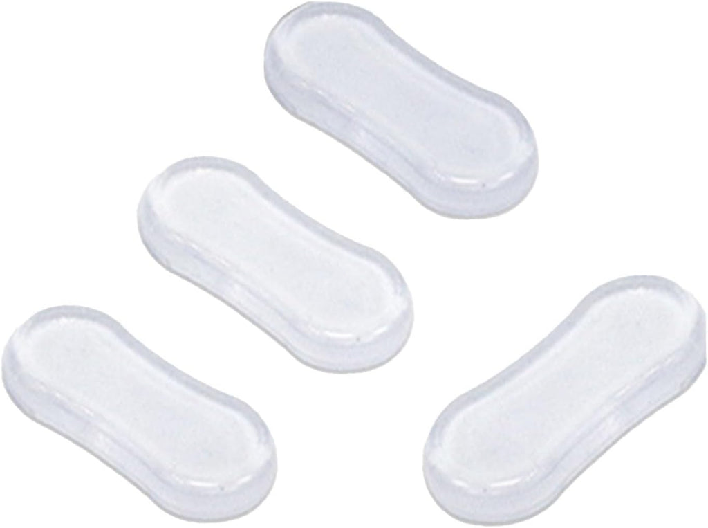 4Pcs Transparent Toilet Seat Bumper Set, Silicone Strong Adhesive Toilet Seats Lid Bumpers, Toilet Seat Buffers, Toilet Lid Rubber Pads for, Home, Hotel and Hospital Toilets