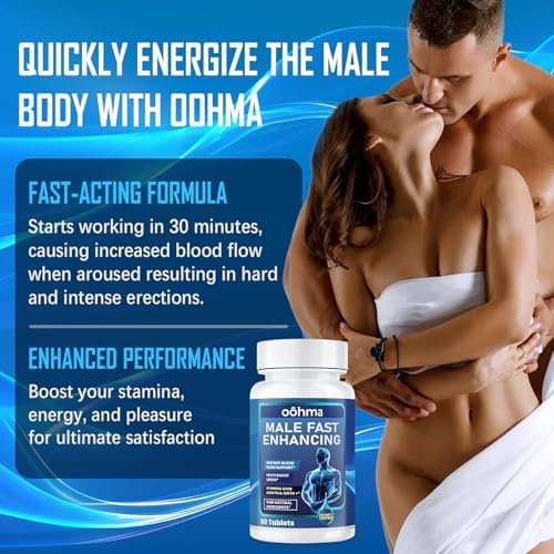 New Male Enhancing Supplement, Designed to be Fast Acting for Blood Flow to Gain Length & Girth + Stamina, Maca, Epimedium, and Other Natural Ingredients, 3rd Party Tested Supplement 60 Tablets