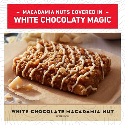 CLIF BAR - Energy Protein Bars - White Chocolate Macadamia Nut - Made with Organic Oats - Energy Bars - Non-GMO - (15 Pack)