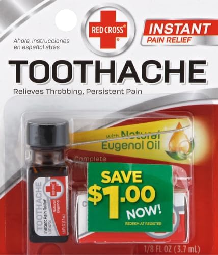 Red Cross Toothache Complete Medication Kit 0.12 oz Pack of, 2 Count