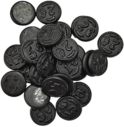 SweetGourmet Premium Dutch Licorice, Salted Licorice Coins, Imported Bulk Candy, 1 Pound