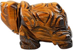 Rockcloud Healing Crystal Guardian Turtle Tortoise Pocket Stone Figurines Carved Gemstone Crafts 1.5''