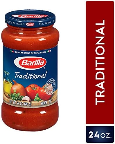 Barilla Pasta Sauce, Traditional, 24 Ounce (Pack of 8)