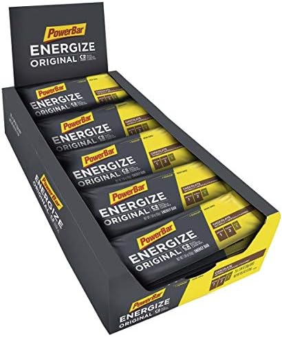 PowerBar Energize Original – ‘The Original’ Energy Bar for Endurance & Team Sports Athletes – Fueling Champions for 30+ years: 25 x 55g Bars - Chocolate
