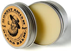 Honest Amish Beard Balm Leave-in Conditioner - Made with only Natural and Organic Ingredients - 2 Ounce Tin
