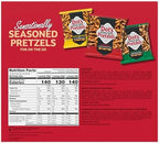 Dot's Homestyle Pretzels Variety Pack, Original, Honey Mustard, and Parmesan Garlic Twist Snack, 1oz Individually Sized Bags (18 Count)
