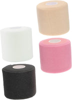 FRCOLOR 4Rolls Skin Friendly Sports Wrist Protective Tapes Shockproof Elastic Bandages for Muscle Support During Running Swimming and Weightlifting Durable Wraps