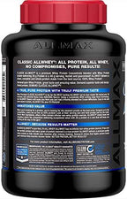 ALLMAX Classic AllWhey Whey Protein Powder, Cookies & Cream, 5 lbs – 30g Protein per Scoop, Gluten Free, Low Sugar, High Protein, Supports Muscle Recovery, Lean Muscle & Post Workout, for Men & Women