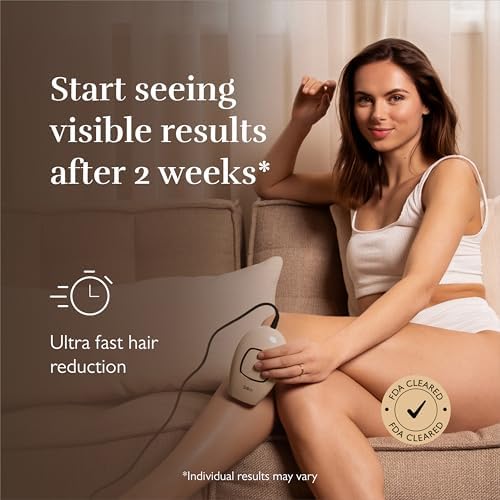 Silk'n Infinity Fast Compact IPL Laser Hair Removal Device for Women and Men, Painless Permanent Hair Reduction at Home for Face and Body, Automatic Skin Color Sensor, Ultra Fast, Travel Case Included