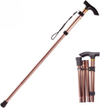 Adjustable Hiking Poles, Ergonomic Handle Walking Cane for Outdoor Climbing Snowshoeing