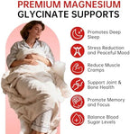 Magnesium Glycinate Gummies 500mg – Sugar Free Magnesium Gummies for Sleep, Stress, Muscle & Nerve Support – for Adults & Kids 4+, Vegan, No Melatonin (Raspberry Flavor, 60 Count)