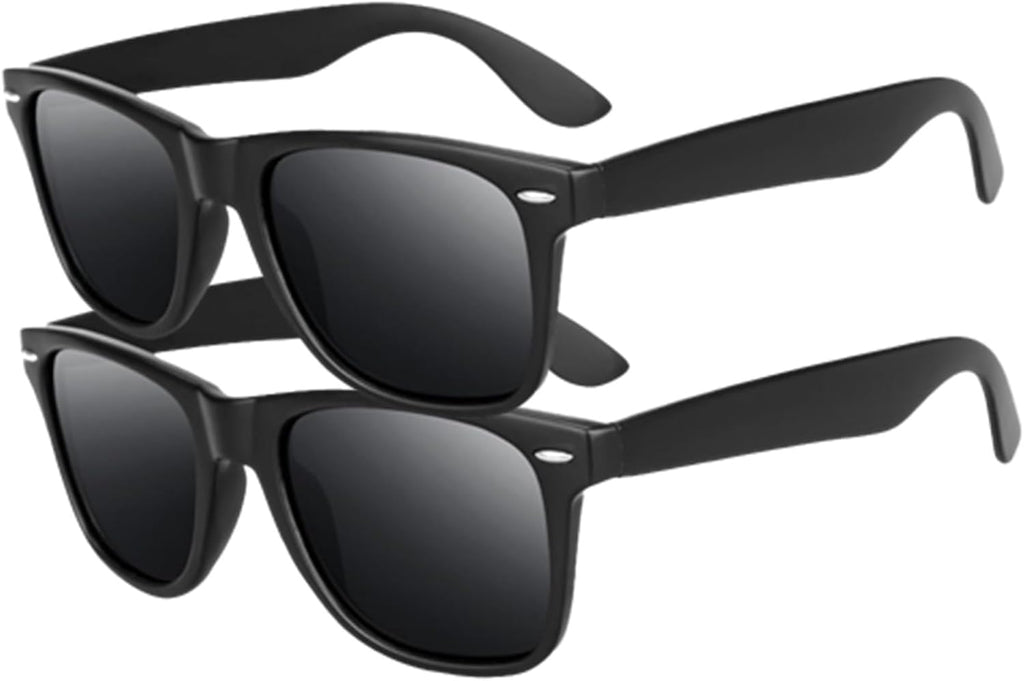 kkhouse 2 Pack Unisex Anti-Myopia Astigmatism Glasses Men's Women's Vision Improvement Strabismus Correction Fatigue Glasses(Black-Y1-C2)