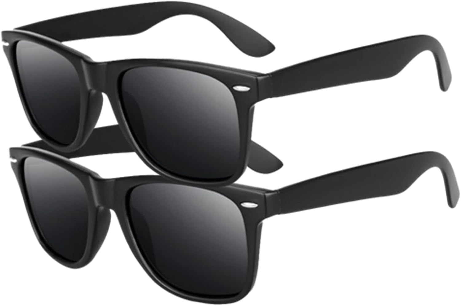 kkhouse 2 Pack Unisex Anti-Myopia Astigmatism Glasses Men's Women's Vision Improvement Strabismus Correction Fatigue Glasses(Black-Y1-C2)