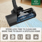 EZ SPARES Brush Head Replacement for Universal Vacuum,Turbo Floor Brush Head 1 1/4" 32mm,Longer Wiper Hardwood Flooring Big Wheel Cleaner Brush