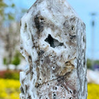 1pc 250-300g Sphalerite Crystal Cave Obelisk Crystal Column