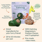 WOOF Pupsicle Refill Pops for Calming - Long-Lasting Refills for The Pupsicle Toy to Promote Calm - Calming Dog Treats - Magnesium for Dogs- XL Pops - 5 Count