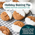 Nutiva Organic Coconut Oil with Non-Dairy Butter Flavor, 14 Ounce (Pack of 2), USDA Organic, Non-GMO, Whole 30 Approved, Vegan & Gluten-Free, Plant-Based Replacement for Butter