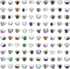 RICHRAIN 30PCS Lot Crystals Rings Bulk Items Wholesale Clearance Wholesale for Boutique Resale Wholesale Jewelry Rings for Women Al Por Mayor