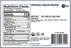Yupik Organic Adzuki Beans, 2.2 lb (35.2 oz), Non-GMO, Vegan & Gluten-Free, USDA Certified, Kosher, Mildly Nutty Flavour, Ideal for Soups, Stews & Casseroles