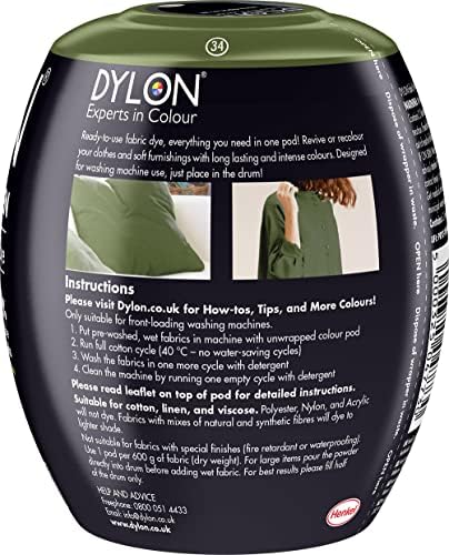 Dylon Machine Dye Pod, 350g, Olive Green