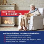 Dr. Arthritis Essentials Arthritis Gloves, Compression Gloves Ideal as Raynauds Gloves, Hand Brace for Arthritis