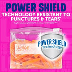Ziploc Quart Food Storage Slider Bags, Durable, 42 Count