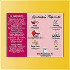 Shan - Meat Masala Seasoning Mix (100g) - Spice Packets for Medium Meat Curry (Pack of 6)