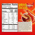 Nongshim Shrimp Crackers, Gochujang Flavor, Crispy Baked Korean Snack, 2.64 oz Bags (Pack of 20)