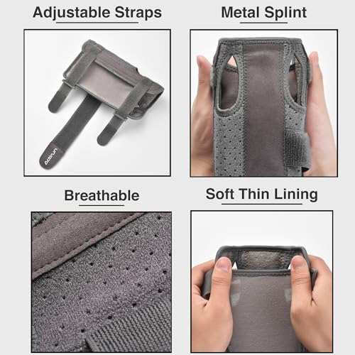 Universal Wrist Brace – Wrist Sleep Support for Carpal Tunnel with Metal Splint – Fits Left or Right Hand for Men & Women