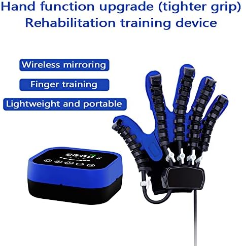 (Left+Right) Rehabilitation Robot Glove, Glove For Stroke, Hemiplegia Finger Rehabilitation Trainer Robot Gloves,Stroke Therapy Equipment For Adults,Therapy Gloves,Therapy For Hands.