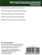 JustIngredients Paprika Spanish Loose 500 g (Pack of 2)