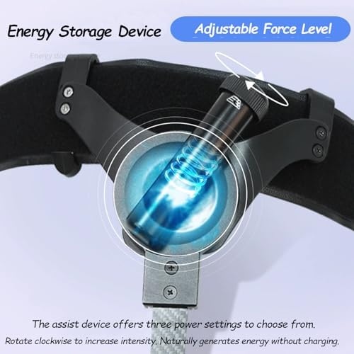 Wearable Robotic Bionic Walking Assist, Bionic Power Walking Aids Robot Walker Assist for Elderly Leg Lift, Hiking, Climbing, Lower Limb Rehabilitation Training (Right Leg, L)