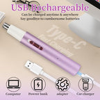 2026 Rechargeable Nose & Ear Hair Trimmer, Dual-Edge Blade Electric Clipper for Women Men, Facial & Eyebrow Hair Removal Tool, Powerful Motor, Painless, Easy to Clean (Multicolor)