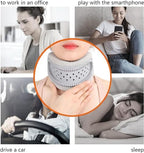 Neck Brace for Neck Support and Pain Relief, Silicone Foam Cervical Collar Wrap Keep Vertebrae Stable for Relief of Cervical Spine Pressure (Pink)