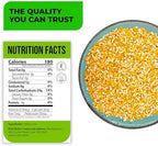 Dried Yellow Hominy Corn, Split Hominy for Pozole, Grits, Soups – Authentic Southern & Mexican Recipes – Non-GMO, Gluten-Free, 32 oz