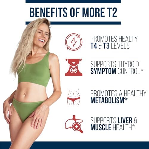 Dr. Westin Childs Essential T2 - T2 Thyroid Support Supplement with Bio-Identical 3,5 Diiodo-l-thyronine for Hypothyroidism, Hashimoto's, Thyroidectomy & Rai, Non GMO, 60 Day Supply