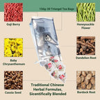 ADMIRINGAZELAND Goji Berry Chrysanthemum Tea Bags, 30 Count - Pyramid Teabags, 6 Ingredients - Dandelion Root, Wolfberry, Cassia Seed, Honeysuckle, Burdock - Chinese Herbal for Office & Home, 5.3 oz