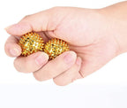 Pair Magnetic Massage Balls for Deep Tissue Trigger Point Acupressure Hand Tool for Palm Pressure Massage