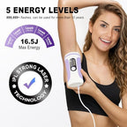 IPL Laser Hair Removal Device Permanent for Women & Men, 999,999 Flashes Safe Effective Lasting Hair Remover, Alternative to Salon, for Face Arms Armpit Legs Bikini Area Whole Body Home Treatment
