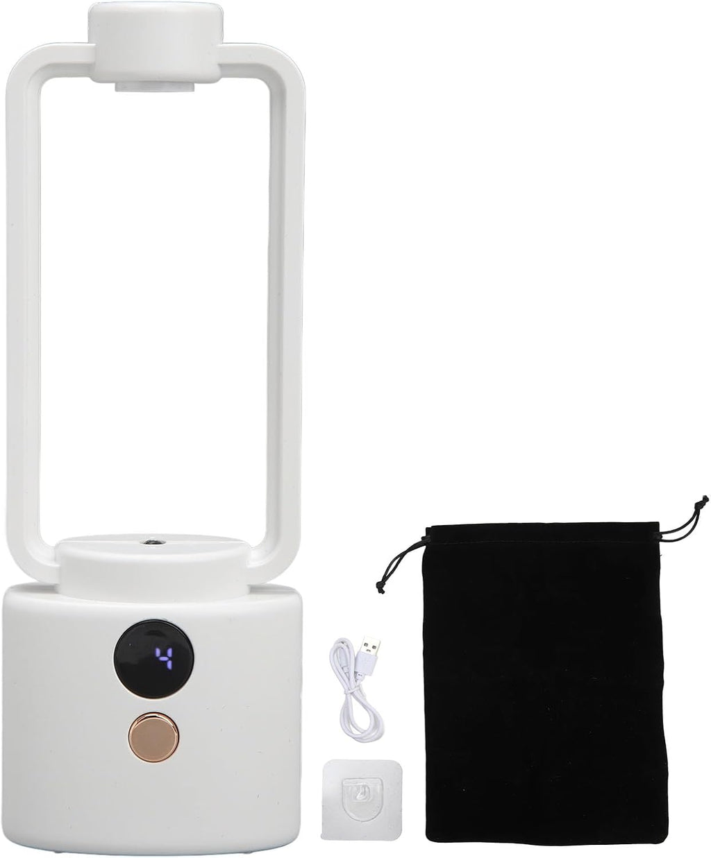 Essential Oil Diffuser Wall MOUNTABLE Automatic Perfume Machine with Colorful Light Fragrance Nebulizer for Home Office White