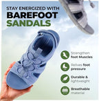 Hike Footwear HF BareSandals I – Barefoot Sandals for Men & Women, Minimalist Walking Shoes With Arch Support, Zero-Drop Sole, Lightweight Flexible Summer Daily Footwear