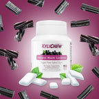 Xylichew Xylitol Chewing Gum - Non GMO, Zero Aspartame, Gluten Free, Sugar Free Gum - Natural Oral Care, Relieves Bad Breath and Dry Mouth - Licorice, 60 Count