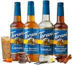 Torani Syrup Variety Packs, Sugar Free Coffee Favorites, 25.4 fl oz Bottle (Pack of 4)